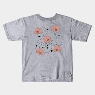 Pink poppy Kids T-Shirt